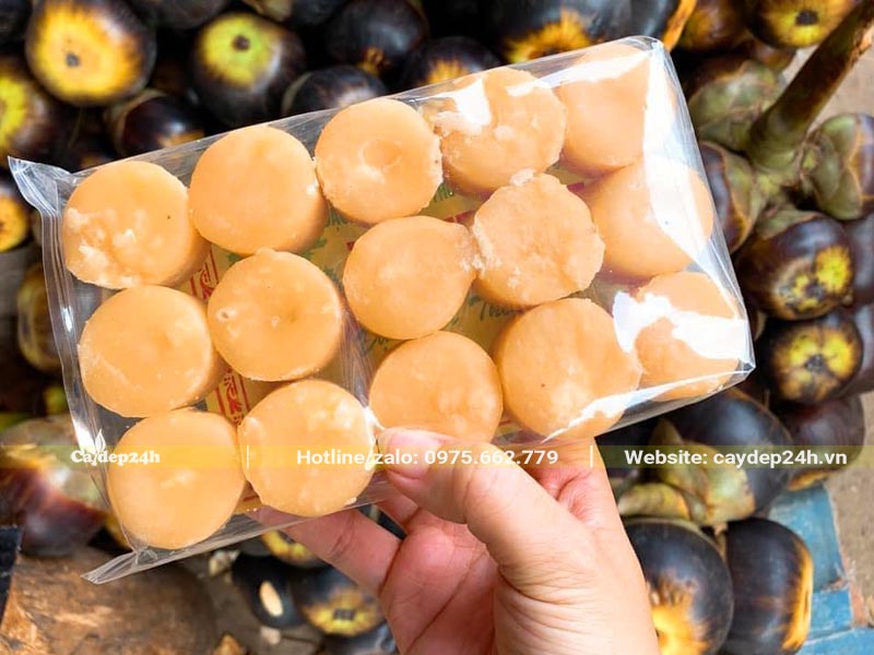 Những túi đường Thốt Nốt được bán trên thị trường hiện nay